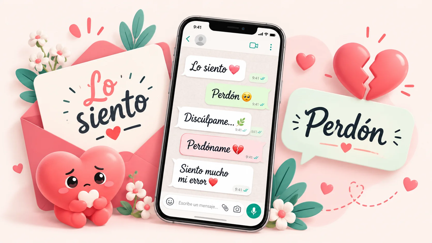 Mensajes de disculpa con letras bonitas para copiar y pegar